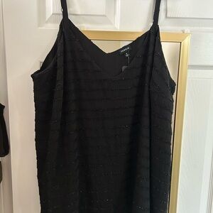 Torrid Textured Black Tank Top
